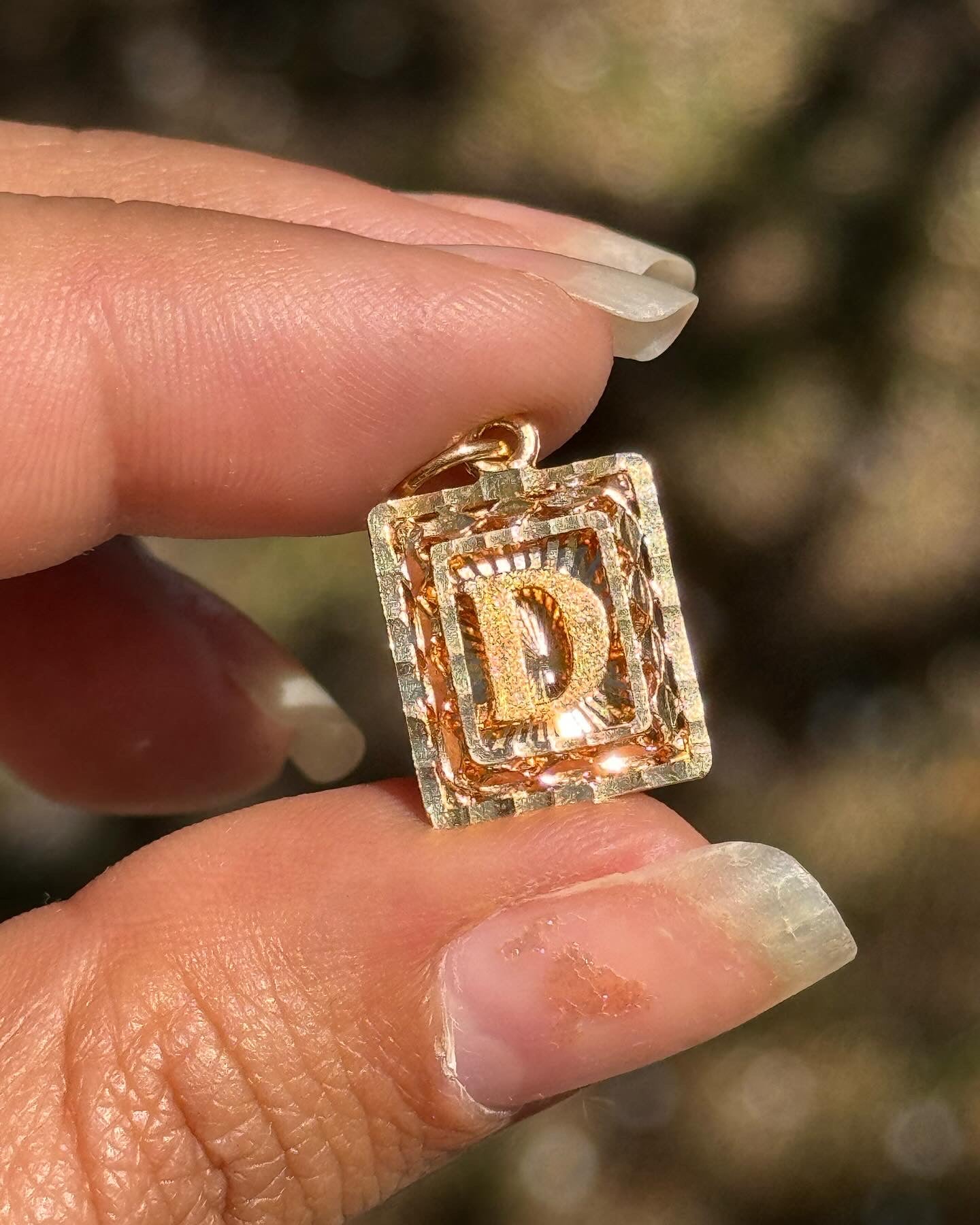 Letter D Charm
