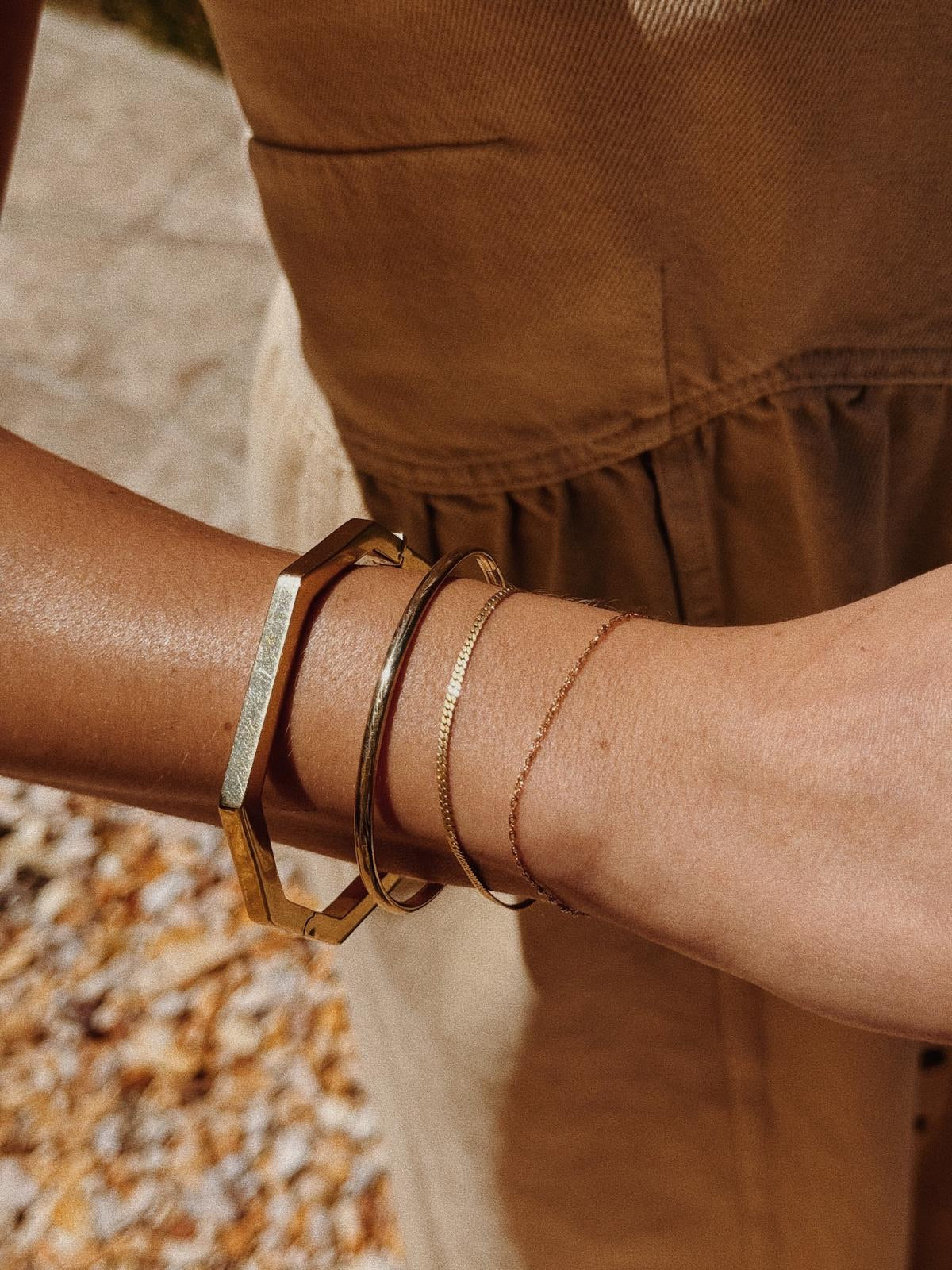 Octagon Bangle