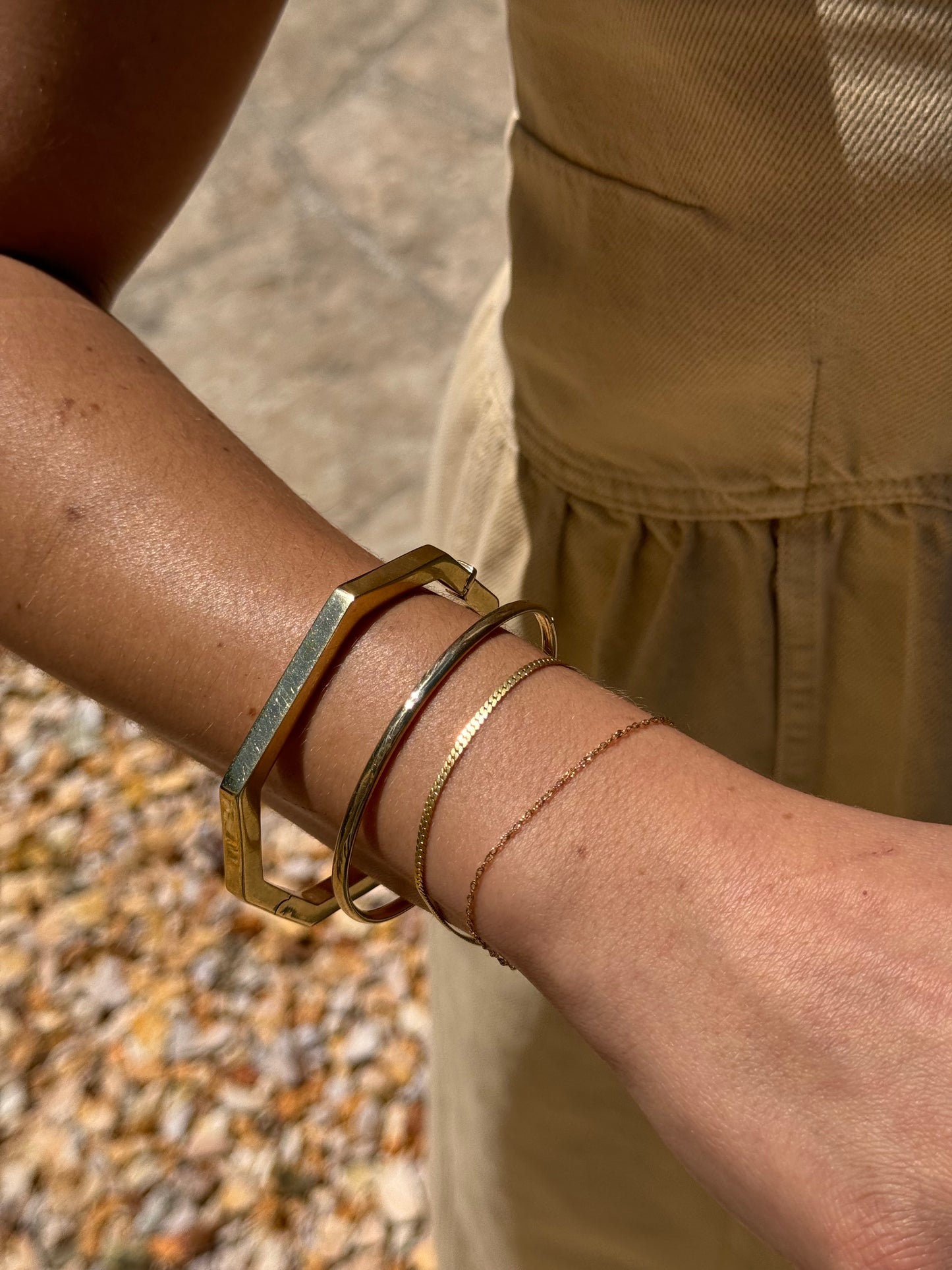 Octagon Bangle