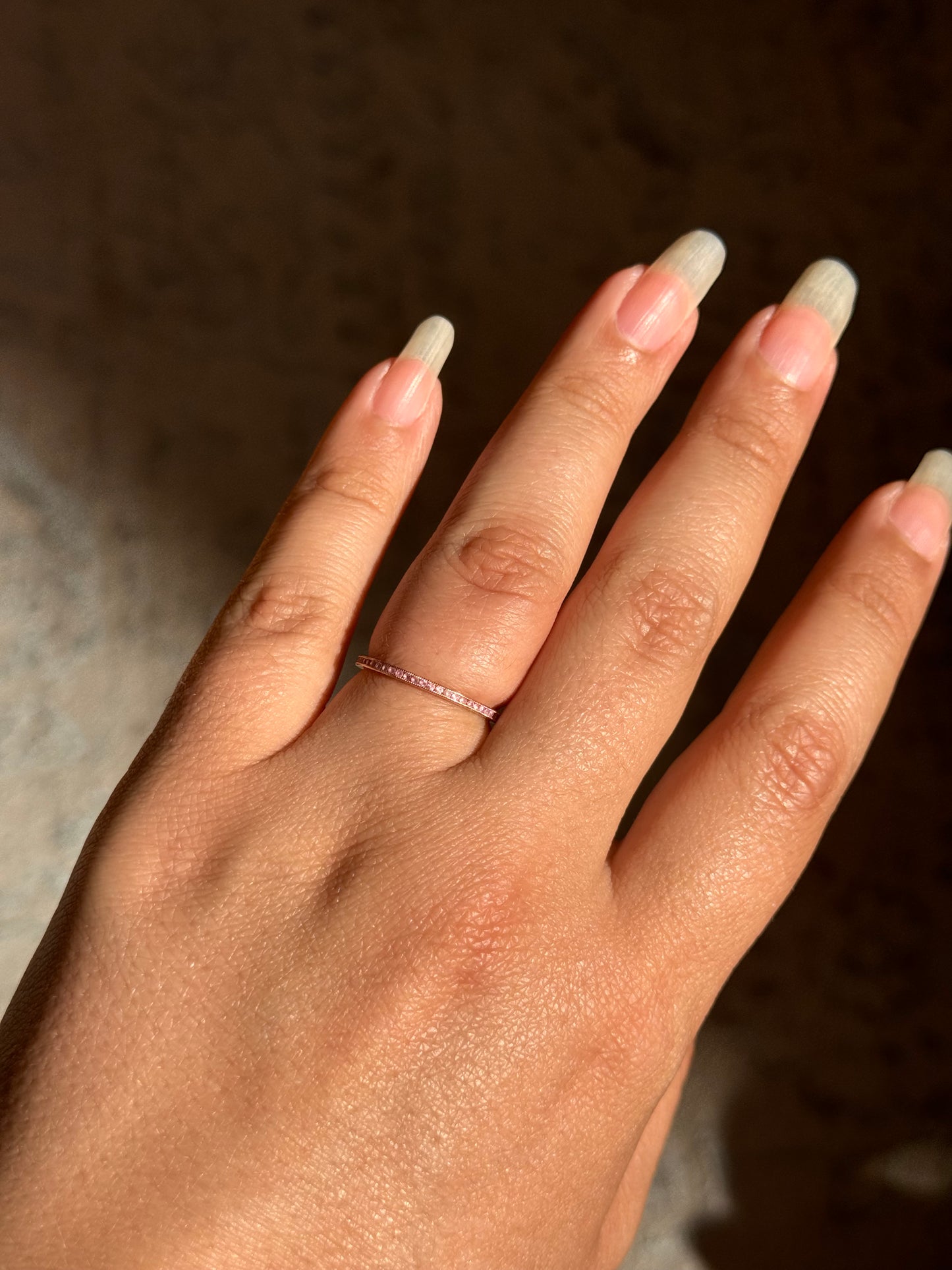 Pink Sapphire Eternity Ring (6)