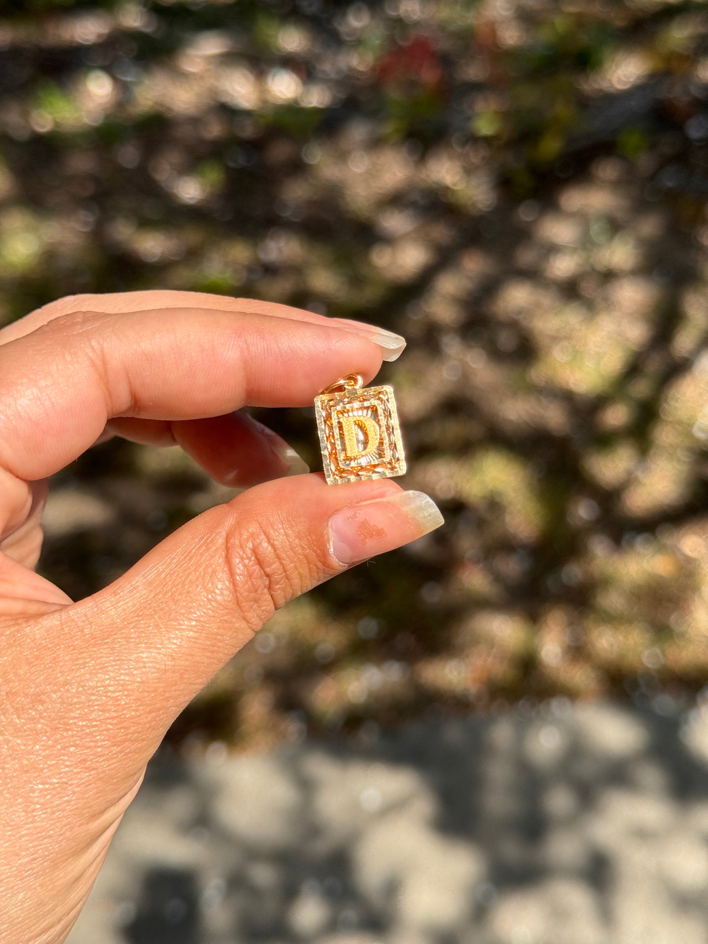Letter D Charm