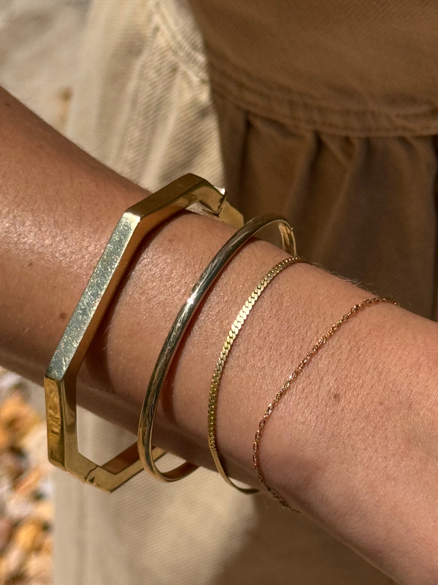 Octagon Bangle