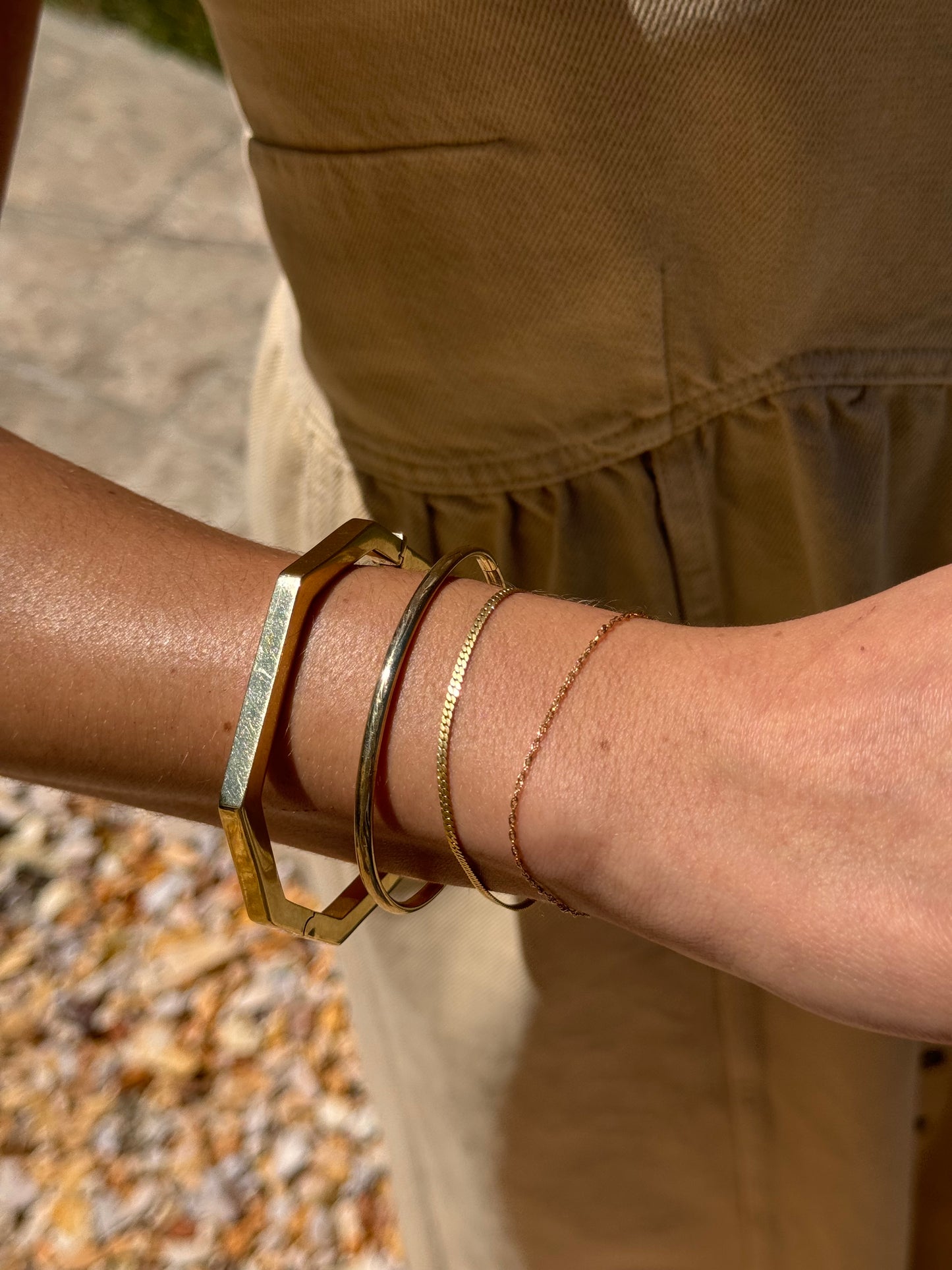 Octagon Bangle