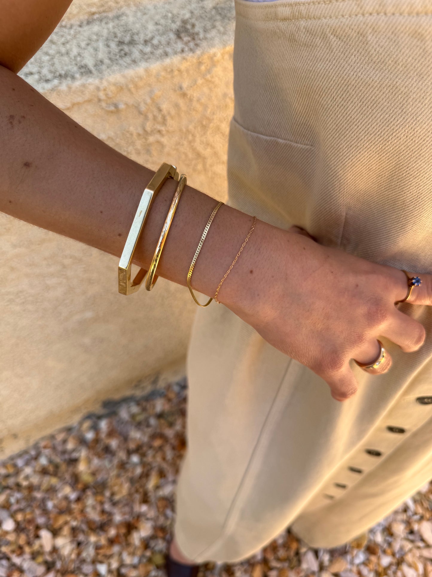 Octagon Bangle
