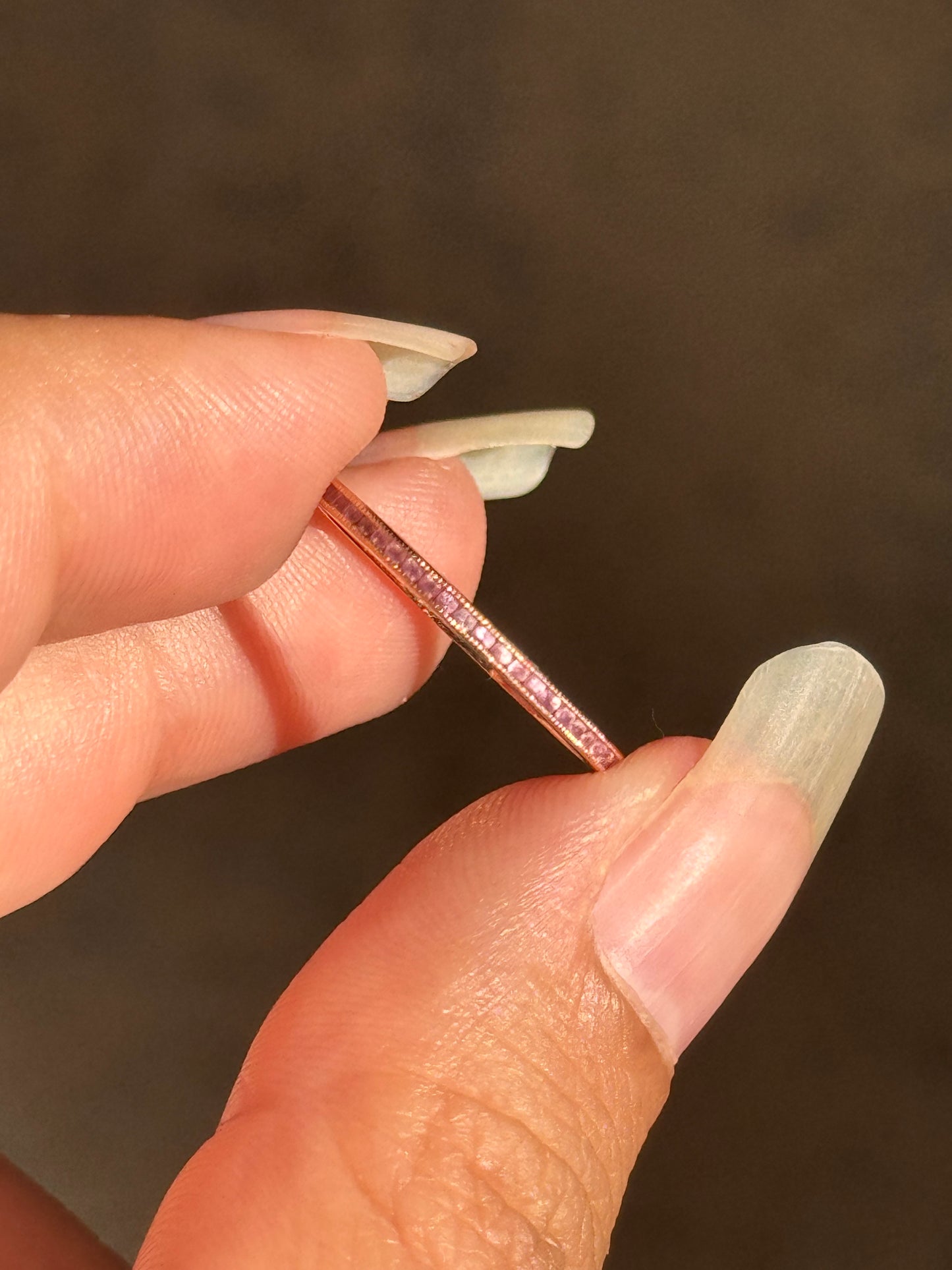 Pink Sapphire Eternity Ring (6)