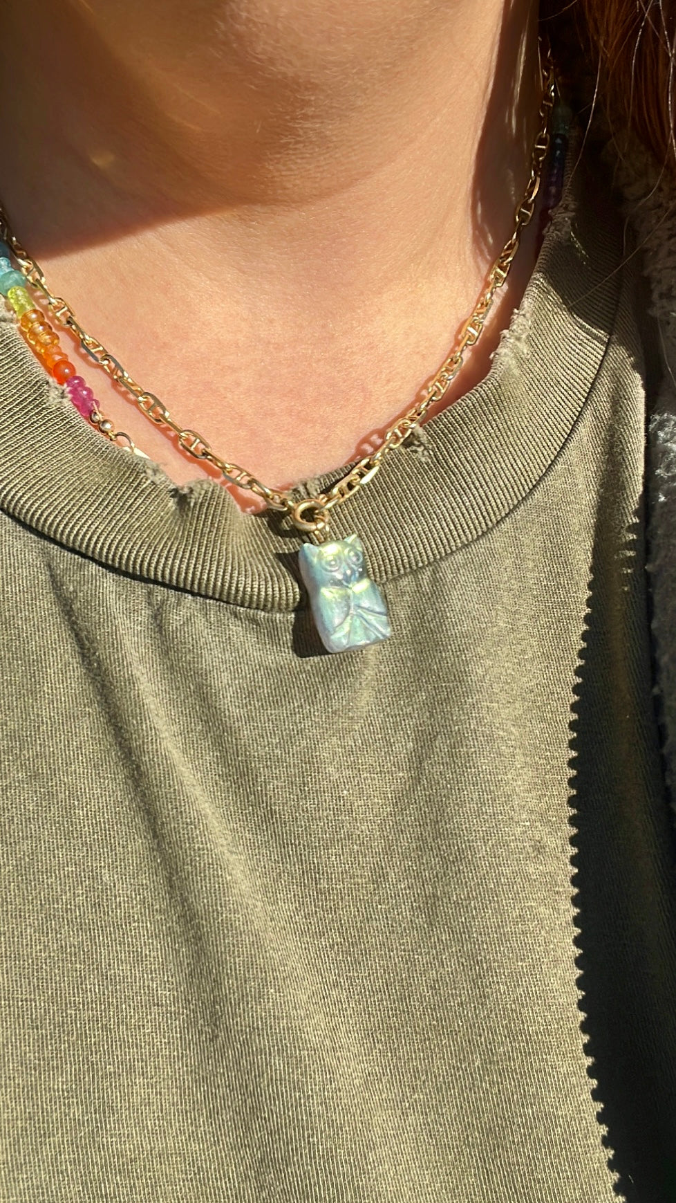 TGC x TMCJ Gemmie Owls Talisman Pendant