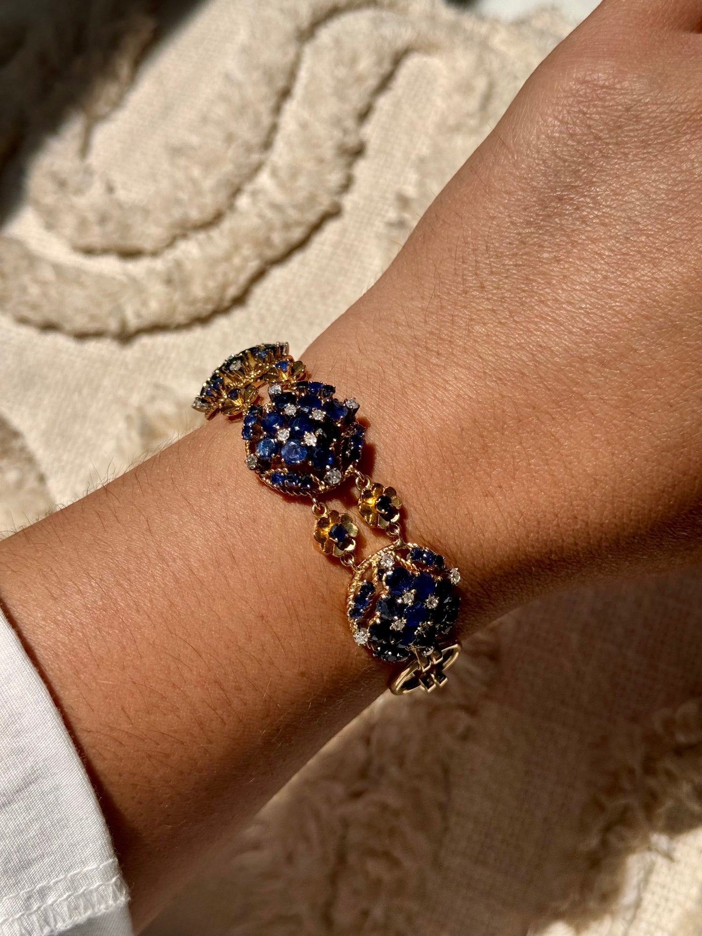 Sapphire & Diamond Bracelet