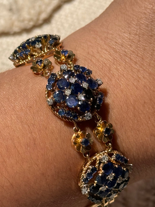 Sapphire & Diamond Bracelet