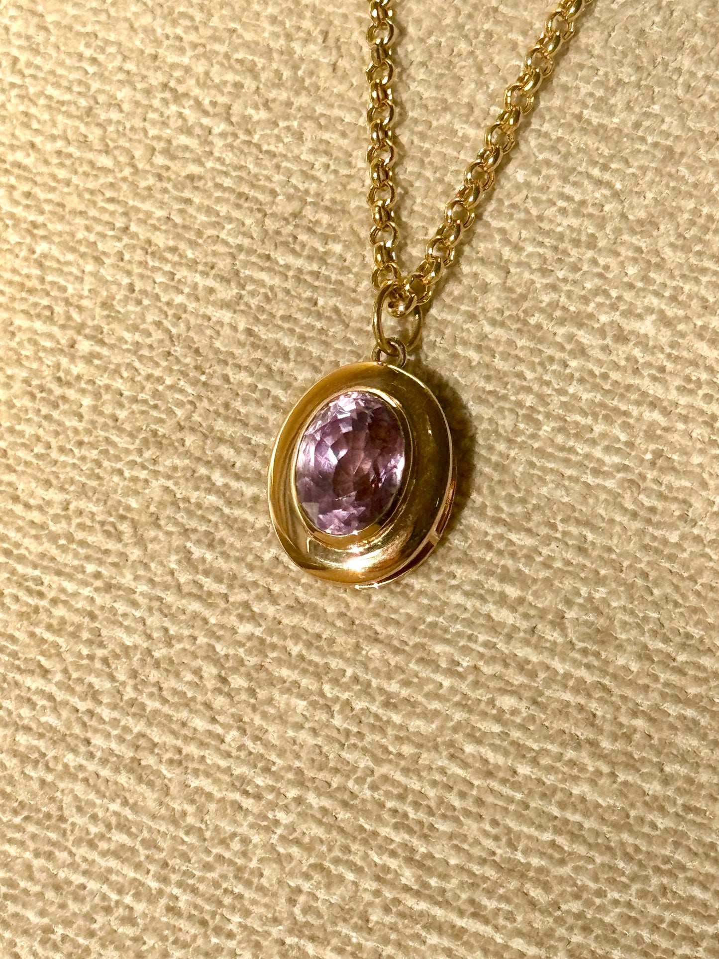 Lavender Amethyst Pendant