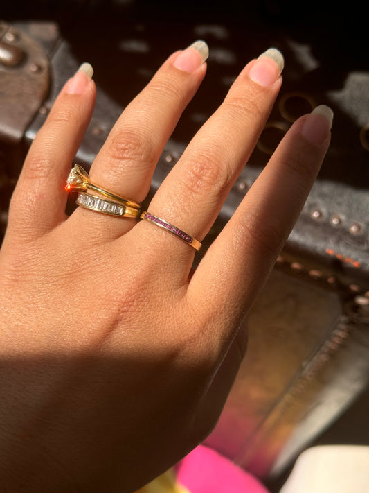 1/2 Eternity Ruby Ring (9)