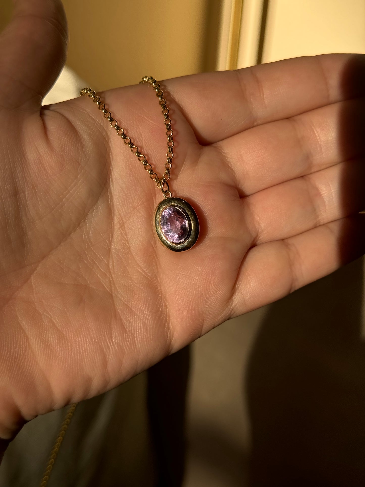 Lavender Amethyst Pendant