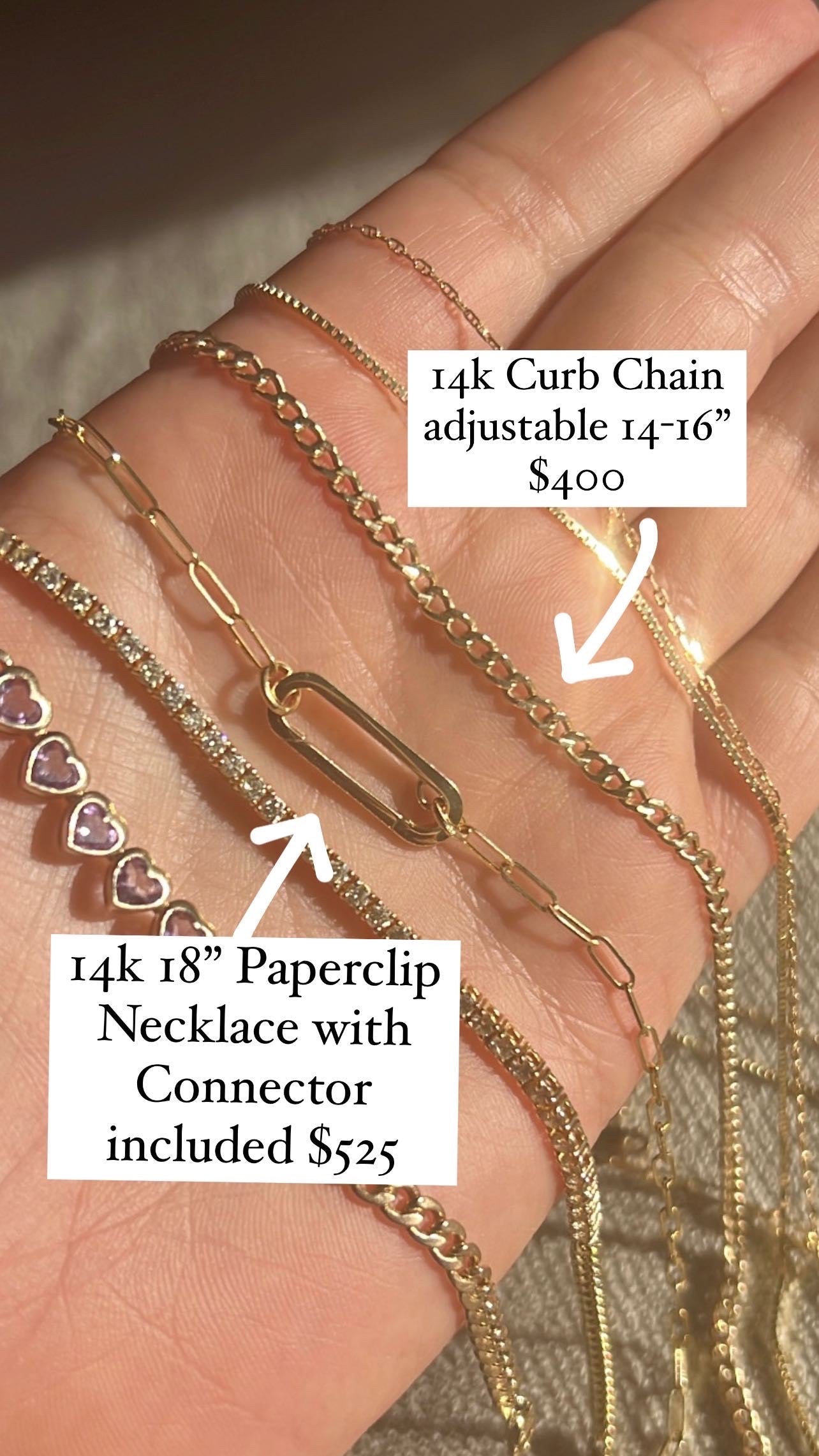 Paperclip Chain & Connector
