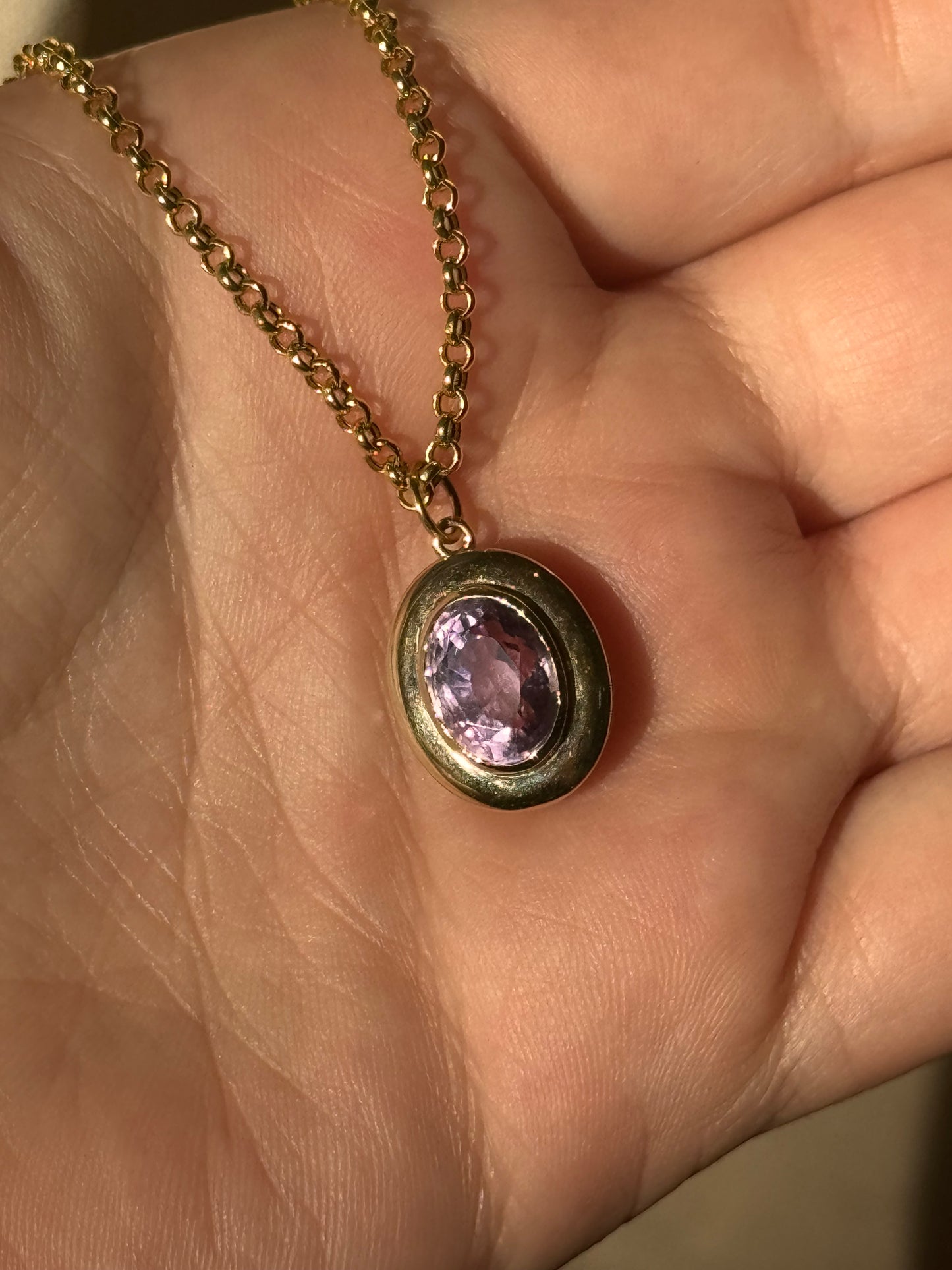 Lavender Amethyst Pendant