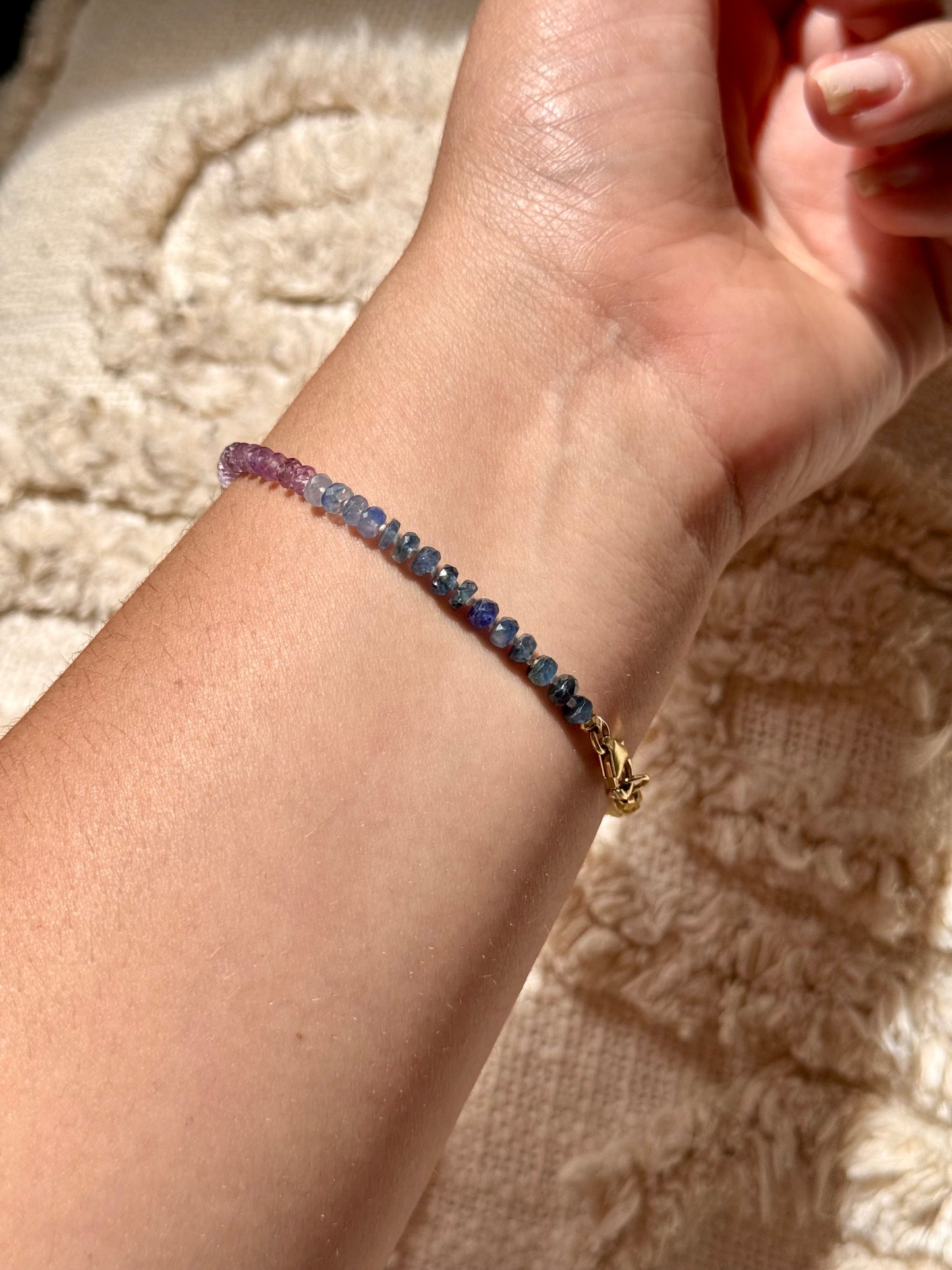 Rainbow Sapphires Bracelet