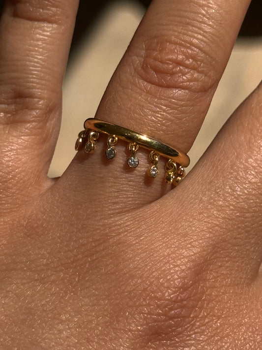 Star Dangle Diamond Ring (8)