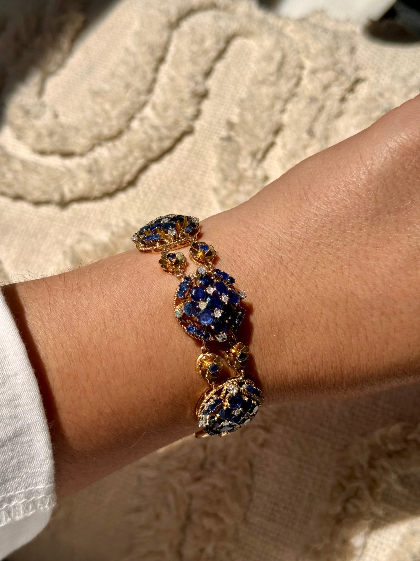 Sapphire & Diamond Bracelet