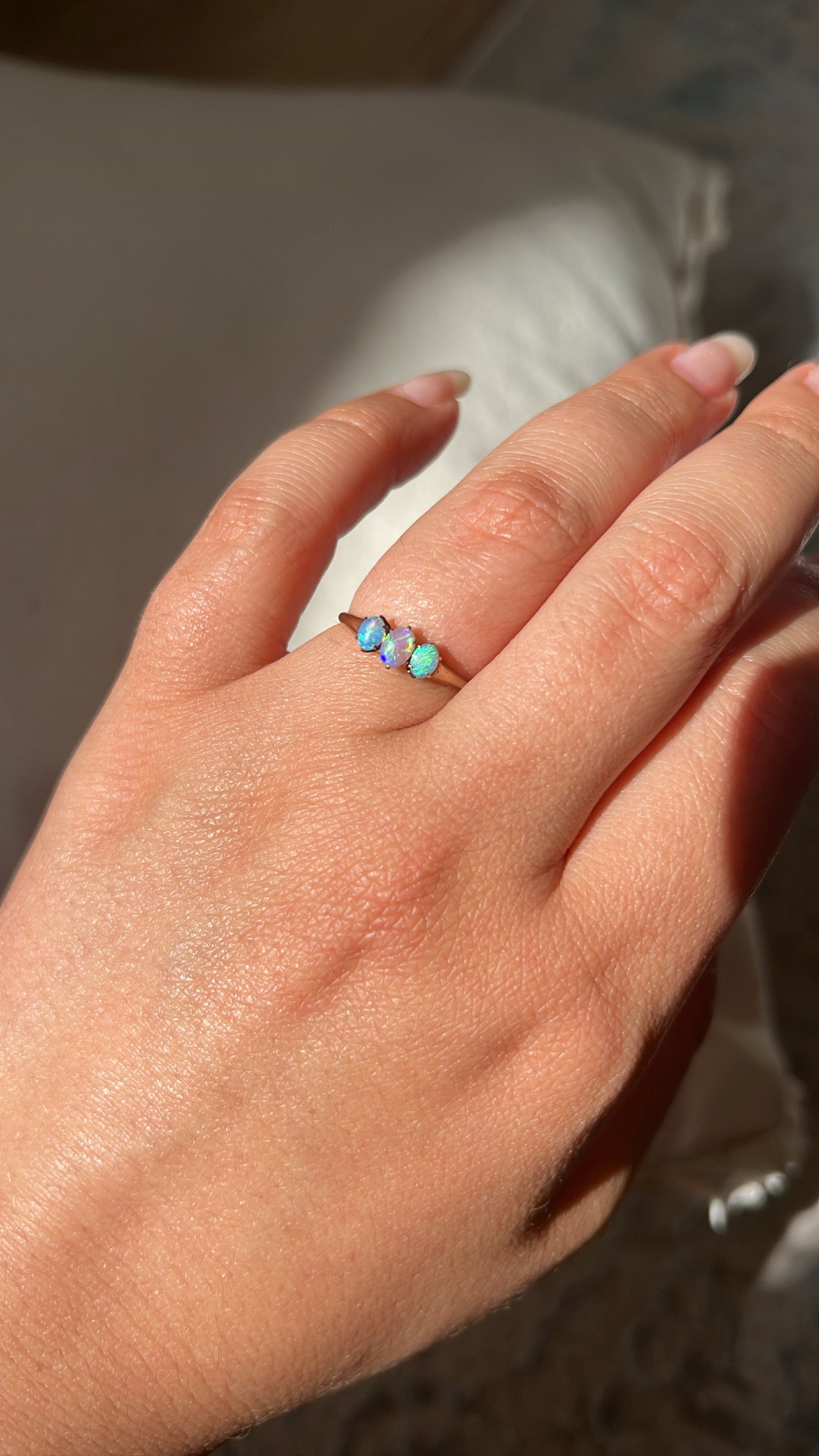Antique Opal Trilogy Ring (6)