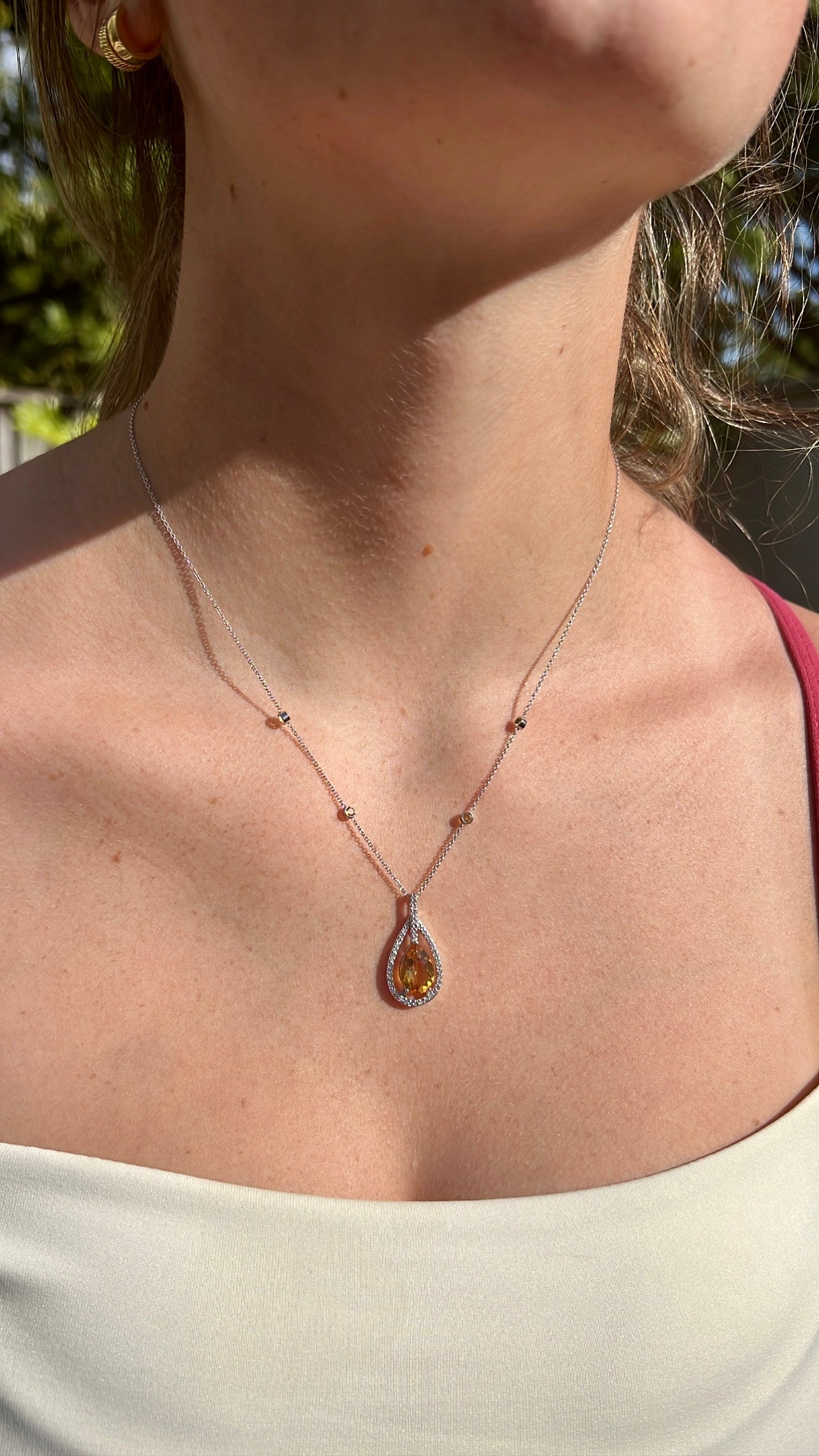 Honey Drop Necklace