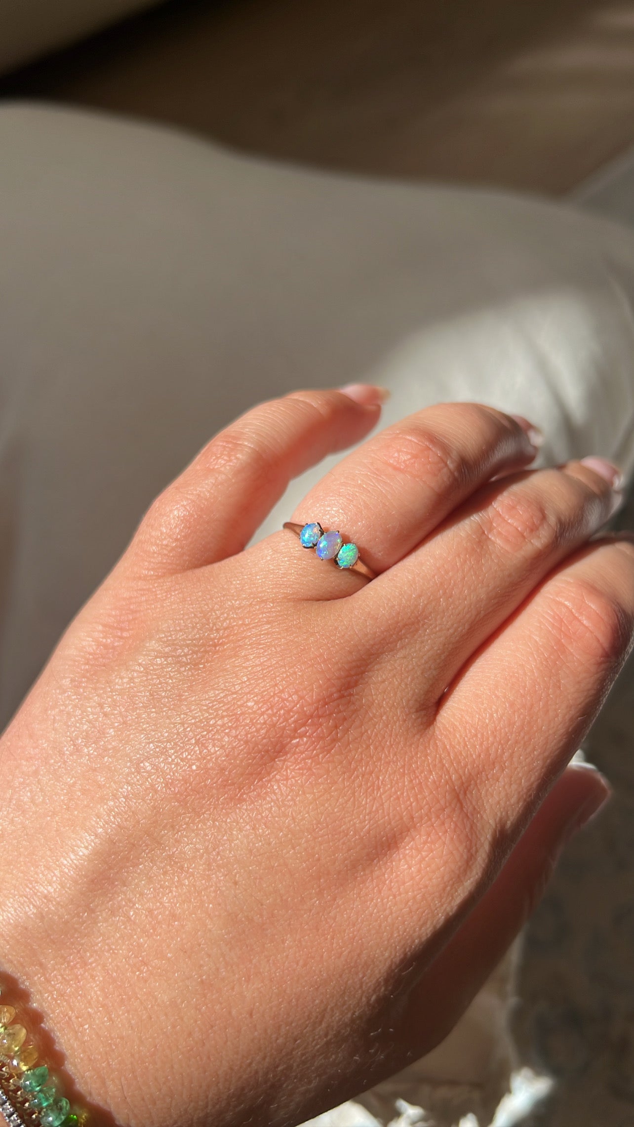 Antique Opal Trilogy Ring (6)