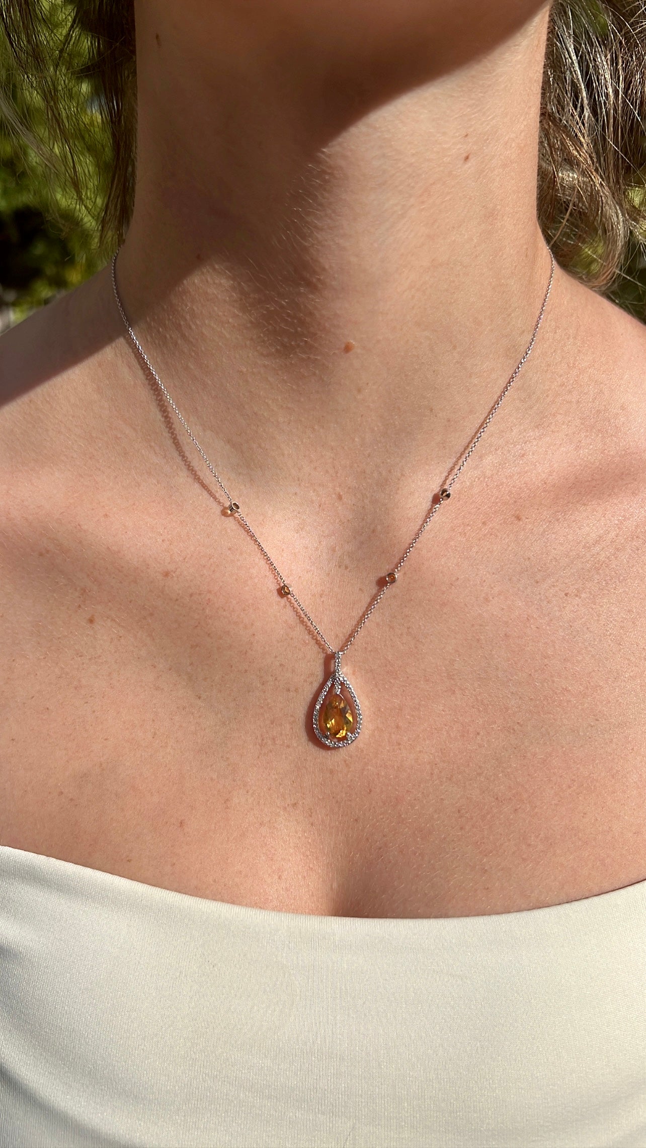 Honey Drop Necklace