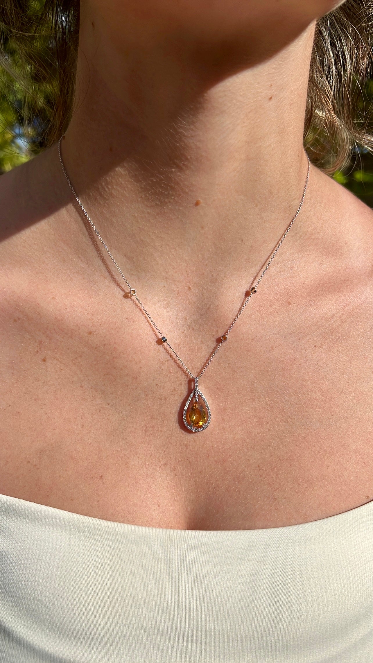 Honey Drop Necklace