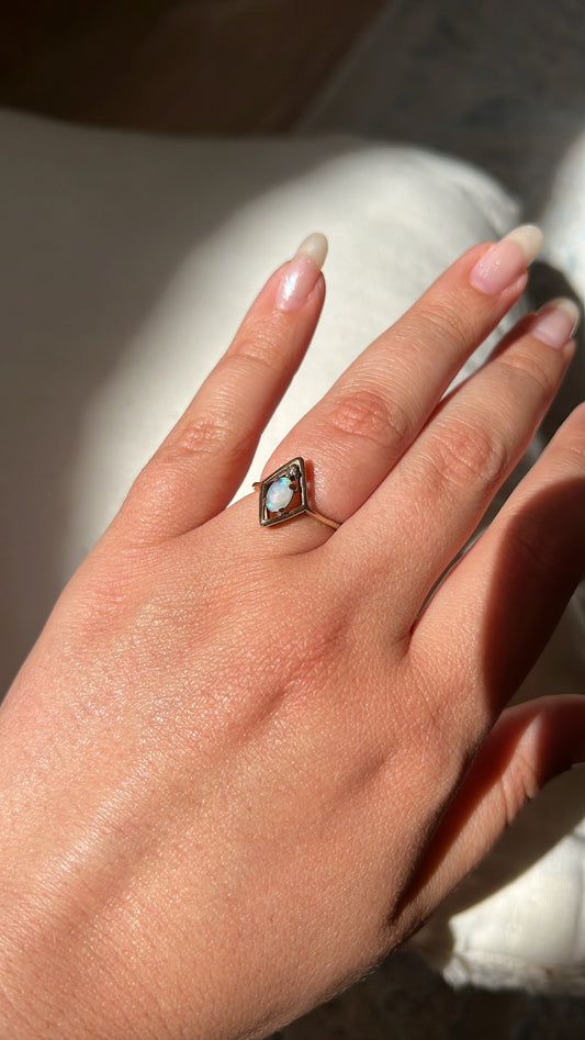 Opal Diamond Ring (5.5)